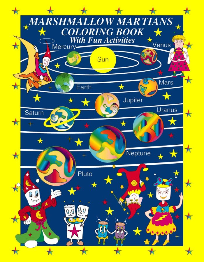 Marshmallow Martian Coloring Book